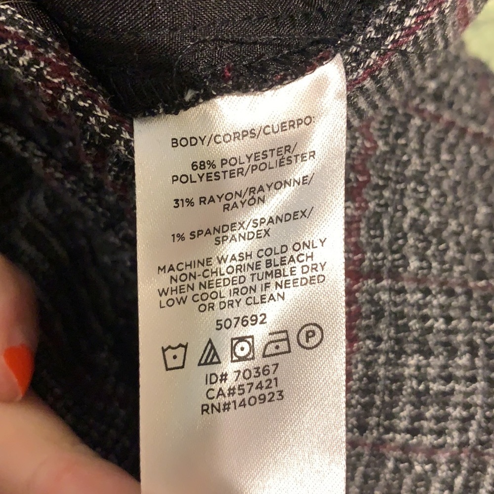 Loft - Plaid Mini Skort Pull-On Drawstring Waist … - image 6